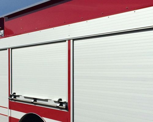 AMDOR Roll-up Doors on truck